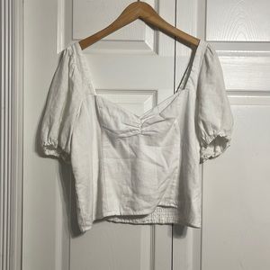 Abercrombie & Fitch white blouse